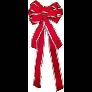 Winter Wonder Lane Large Decorative Christmas Seasonal Decorative Bow